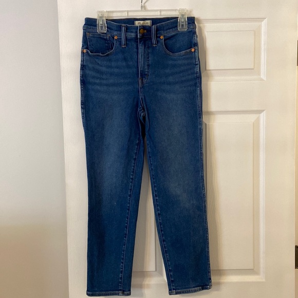 Madewell Stovepipe Jeans size 28 inseam 26” excellent condition - Picture 1 of 12